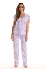 Cotton PJ Pant Set with Cap Sleeves