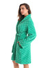 Textured Velour Bath Robe