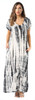 Double Side Slit Tie Dye Maxi Dress