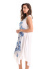 Riviera Sun Sleeveless Umbrella Dresses for Women 21966-WHT-XL