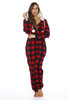 Buffalo Plaid Adult Onesie / One Piece Pajamas