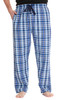 Mens Solid Plaid Pajama Pants with 2 Pockets
