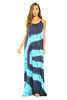 Riviera Sun Women's Tie Dye Spaghetti Strap Maxi Dress - Lightweight and Flowy Summer Dress with Beautiful Color Variations