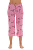 Just Love 100% Cotton Women Pajama Capri Pants Sleepwear