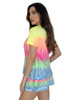 Just Love Tie Dye Shorts Set for Women Tie Dye Rainbow Short Sleeve