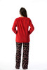 Plush Pajama Sets for Women with Applique