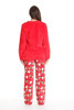 Plush Pajama Sets for Women with Applique