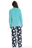 Plush Pajama Sets for Women with Applique