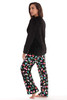 Plush Pajama Sets for Women with Applique