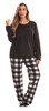 Ultra-Soft Women’s Pajama Pant Set with Matching Socks