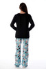 Ultra-Soft Women’s Pajama Pant Set with Matching Socks