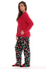 Just Love Plush Women’s Pajama Pant Set with Matching Socks with Sayings