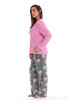 Just Love Plush Women’s Pajama Pant Set with Matching Socks with Sayings