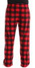 Plaid Polar Fleece Lounge Pants