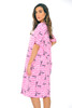 Printed Henley Nightshirt