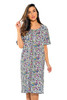 Printed Henley Nightshirt