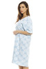 Printed Henley Nightshirt