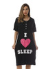 Printed Henley Nightshirt
