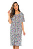 Printed Henley Nightshirt