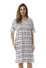 Printed Henley Nightshirt