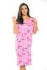 Printed Henley Nightshirt