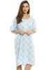 Printed Henley Nightshirt
