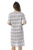 Printed Henley Nightshirt