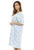 Printed Henley Nightshirt
