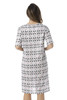 Printed Henley Nightshirt