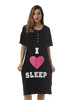 Printed Henley Nightshirt