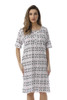 Printed Henley Nightshirt