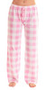 Buffalo Plaid Cotton Pajama Pants / Sleepwear