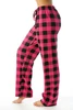 Buffalo Plaid Cotton Pajama Pants / Sleepwear
