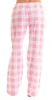 Buffalo Plaid Cotton Pajama Pants / Sleepwear