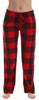 Buffalo Plaid Cotton Pajama Pants / Sleepwear