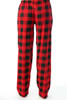 Buffalo Plaid Cotton Pajama Pants / Sleepwear