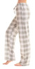 Buffalo Plaid Cotton Pajama Pants / Sleepwear
