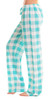 Buffalo Plaid Cotton Pajama Pants / Sleepwear