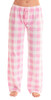 Buffalo Plaid Cotton Pajama Pants / Sleepwear