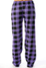 Buffalo Plaid Cotton Pajama Pants / Sleepwear
