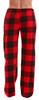 Buffalo Plaid Cotton Pajama Pants / Sleepwear