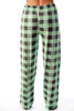 Buffalo Plaid Cotton Pajama Pants / Sleepwear