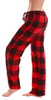 Buffalo Plaid Cotton Pajama Pants / Sleepwear