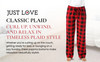 Buffalo Plaid Cotton Pajama Pants / Sleepwear