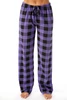 Buffalo Plaid Cotton Pajama Pants / Sleepwear
