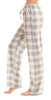 Buffalo Plaid Cotton Pajama Pants / Sleepwear