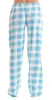 Buffalo Plaid Cotton Pajama Pants / Sleepwear