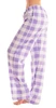 Buffalo Plaid Cotton Pajama Pants / Sleepwear