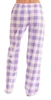 Buffalo Plaid Cotton Pajama Pants / Sleepwear