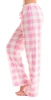 Buffalo Plaid Cotton Pajama Pants / Sleepwear